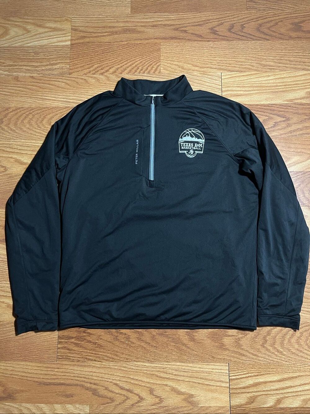 Peter Millar Men's Texas A&M Thermal Flow Insulated Half-Zip Pullover Large